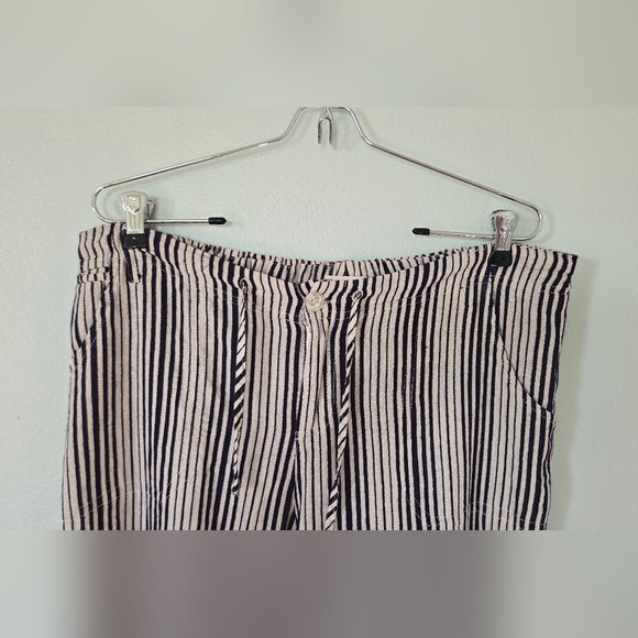 Just Living Navy Stripe Pants XL - Picture 3 of 4